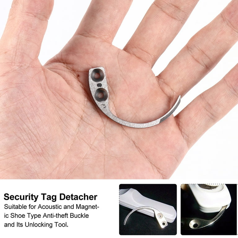10 pcs Security Tags Removal Tool Alarm Remover Portable Security Hard Tags  Hook 