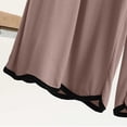 thumbnail image 6 of Costeam Womens Modal High Waist Wide Leg Lounge Pants Thin Soft Breathable Solid Color Loose Fit Casual Sleepwear Pajama Bottoms Long Trousers, 6 of 7