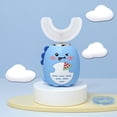 thumbnail image 4 of Cepillo de dientes eléctrico para niños de 360 grados. Cepillo de dientes automático en forma de U, recargable por USB y resistente al agua, apto para niños kaili Sencillez, 4 of 5