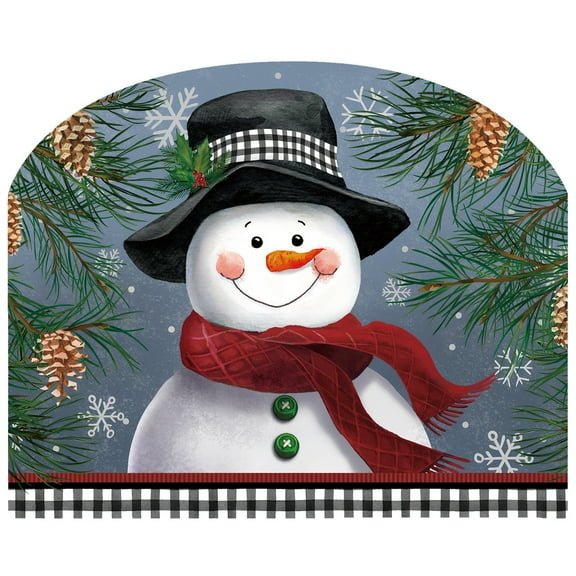 Briarwood Lane Smiling Snowman Acrylic Art Sign