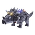 thumbnail image 2 of WLOELOEW Gray Luminous Sounding Dinosaur Model Children'S Simulation Model Toy 3-6 Year Old Boy Gift, 2 of 5