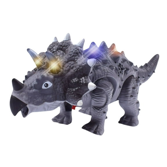 Luminous Dinosaur Toy, Interactive Sound Dinosaur Model, Realistic Simulation Dinosaur for Kids 3-6 Years Old, Multi-Colored Lights, Durable ABS Plastic, Battery Operated, Educational Gift