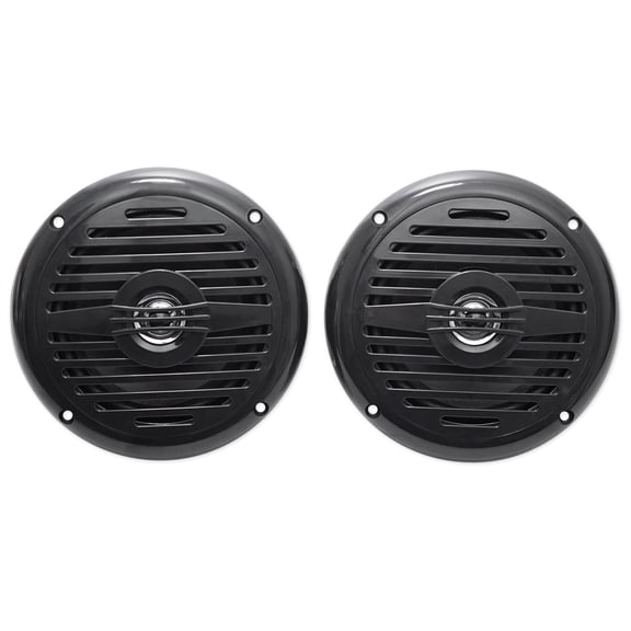 Pair Rockville MS525B 5.25" 400 Watt Waterproof Marine Boat Speakers 2-Way Black