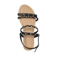 thumbnail image 4 of Fifth & Luxe Women's Metallic Braided Stud Flat Sandals, Sizes 6-11, 4 of 4