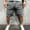 Gray Athletic Shorts, variant on HOOMEUMY Men's Summer Shorts Drawstring Elastic Waist Breathable Quick Dry Solid Color Beach Shorts with Pockets Blue XXL