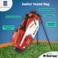 thumbnail image 3 of PGA TOUR x First Tee Junior Golf Club Set with Stand Bag, 7-Piece, Right-Handed, Kids Heights 4'8" to 5'3", Red, 3 of 15