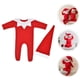 thumbnail image 2 of 1 Juego de traje de fotografía para recién nacido, ropa infantil, Body para bebé con cuello de sombrero, 2 of 5