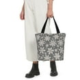 thumbnail image 4 of Lsque Sparkling Snowflakes Pattern Beach Tote,Shoulder Handbag,Spacious Tote Bag,Lightweight Travel Bag,Versatile Shopping Bag, 4 of 6