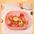 thumbnail image 3 of EIMELI Fryer Pan Improve Heat Distribution Non-stick Durable Silicone Material Fryer Liner, 3 of 5