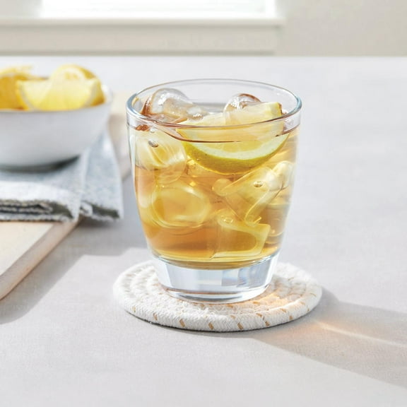 Better Homes & Gardens Reeve Glass Beverage Drinkware, 12.5 oz, Set of 4