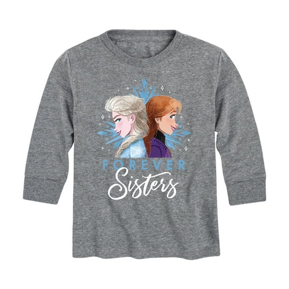 Frozen 2 - Forever Sisters - Toddler And Youth Long Sleeve Graphic T-Shirt