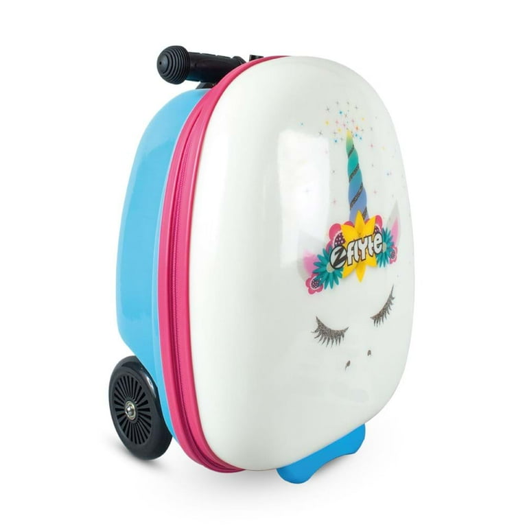 Flyte 18'' Midi Kids Luggage Scooter, Chloe Unicorn, Hardshell