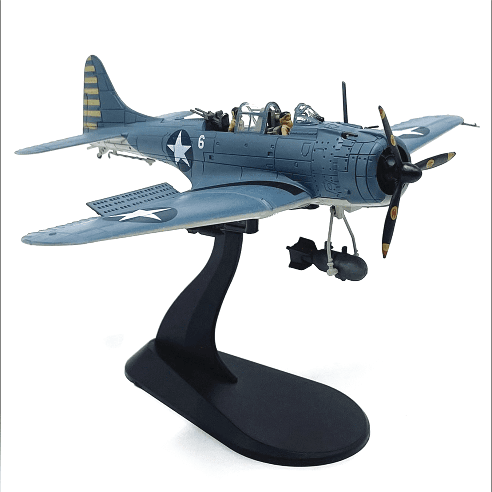 1:72 Scale US SBD-3 Dive Bomber Alloy Aircraft Model High Simulation Display Gift Home Decoration