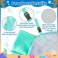 thumbnail image 6 of NOGIS Pool Floats Storage Bag,Pool Float Toy storage Mesh Bag,Adjustable Swimming Pool Hanging Mesh Organizer Net Bag for Floats,Balls,Water Inflatable Toys and Other Pool Accessories (Green), 6 of 7