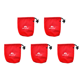 thumbnail image 2 of FLhrweasw Almacenamiento para Kits Senderismo Al Aire Libre Con Hebilla para Cuerda Viento Y Uñas para Acampar (rojo) 5 Uds., 2 of 8