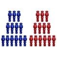thumbnail image 4 of LOVIVER 26Pcs Table Soccer Men Player Football Player Birthday Indoor Table Game Toy Red Blue, 4 of 8