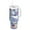 Cute Animals in the Snow, variant on 40 oz Insulated Stainless Steel Tumbler Double Wall Stainless Steel Tumbler with 2-Way Drinking Panda and Clouds Pattern