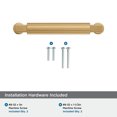 thumbnail image 4 of Amerock Ballard 3-3/4 inch (96mm) Center-to-Center Champagne Bronze Cabinet Pull, 4 of 6