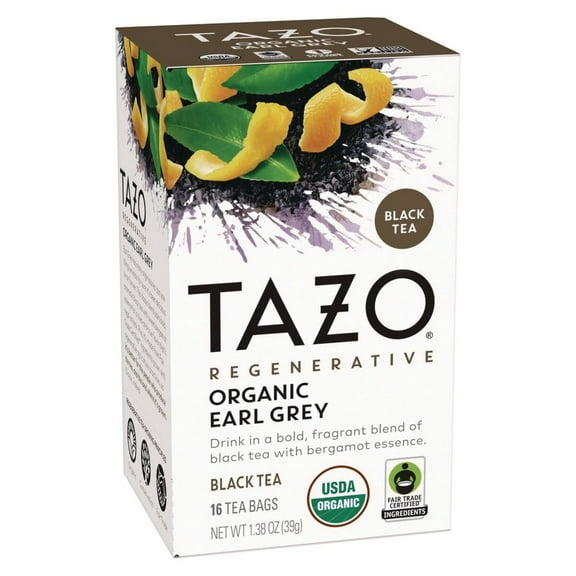 Tazo 10794522003522 1.38 oz. Tea Bags - Organic Earl Grey (96/Carton)