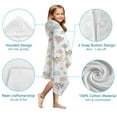 thumbnail image 7 of Pastel Fairy Rainbow Pattern Hooded Bath Towel，50"x30" for Ages 3 To 12 Kids, Quick Dry Lightweight Soft Microfiber Hood Beach Towel Cover Up for Kids, 7 of 7
