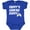 Royal Blue, variant on Inktastic Daddy's Gaming Buddy with Controller Boys or Girls Baby Bodysuit