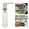 thumbnail image 2 of LEEYNEER Kitchen Sink Soap Dispenser  Stainless Steel Pump Head Lotion Dispenser for Kitchen Sink  Replacement Liquid soap Bottle Built in Hand Sink Pump, 2 of 7