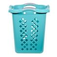 Home Logic 2 Bushel Plastic Lamper Laundry Basket with Silver Handles