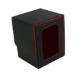 thumbnail image 3 of harayaa Card Deck Box Gaming Card Holder Protective Cards Case TCG Display Deck Case Black Red, 3 of 9