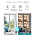thumbnail image 4 of Window Privacy Film Colorful Squirrel Stained Glass Window Film Decorative Sun Block Window Cover Botanical Berry Pine Cones Rustic Window Clings Static Adhesive Sticker for Bathroom 29.5"x118", 4 of 7