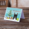 thumbnail image 2 of Christmas Tree and French Bulldog Greeting Cards and Envelopes Pack of 8, 2 of 2
