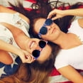 thumbnail image 3 of 3 Pairs American Flag Sunglasses, 4th of July Decorations Frame Sunglasses for Women Men Teens, Patriotic Party Favors Supplies Independence Day Memorial Day Decorations 4th of July Accessories, 3 of 6