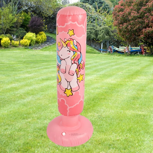 Saco De Boxeo Inflable Para Niños, Saco De Boxeo Con Base Engrosada Para Entrenamiento Físico