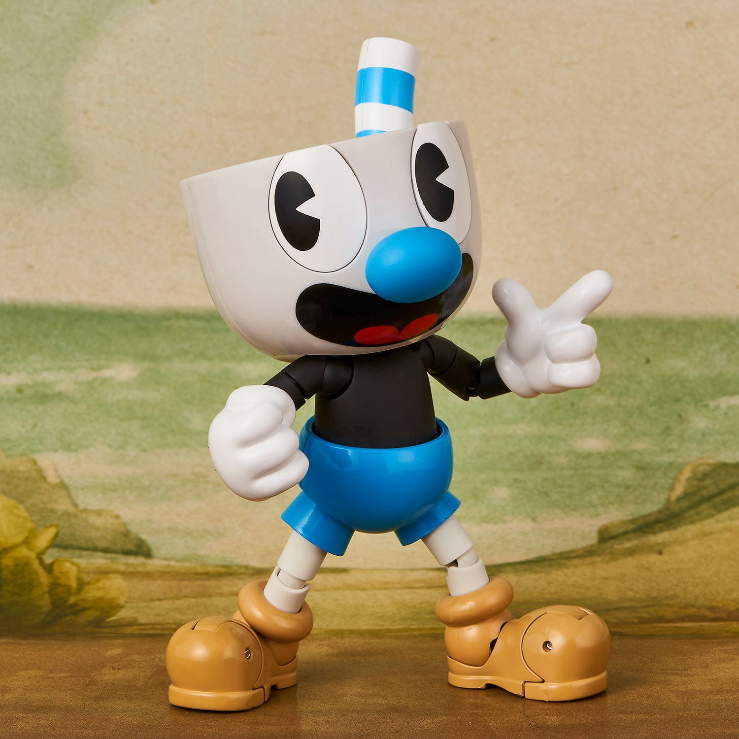 1000 Toys - Cuphead Mugman Action Figure (Net), 1000 Toys Inc, Gifts