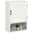 thumbnail image 1 of HOMCOM Bathroom Wall Cabinet, Medicine Cabinet, 40 x 20 x 60 cm, White, 1 of 10
