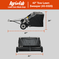 thumbnail image 4 of Agri-Fab 42" 13 Cu. Ft. Capacity Tow Behind Lawn Sweeper Model #45-0320, 4 of 18