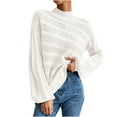 thumbnail image 2 of DPTALR Woman Long Sleeve Round Neck Solid Color Fallow Commuting Jacket, 2 of 5