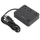 thumbnail image 1 of Regleta de enchufes inteligente Bling Bling con 3 tomas de Corriente y 3 puertos USB color negro, 1 of 12