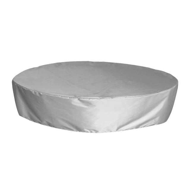 jinwen 6.23ft Above Ground Pool Cover Dustproof Protection Garden Above Ground Solid gray