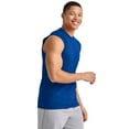 thumbnail image 4 of Hanes Essentials Men's Muscle Tank Sleeveless Tee Workout Gym Crewneck Midweight, 4 of 5