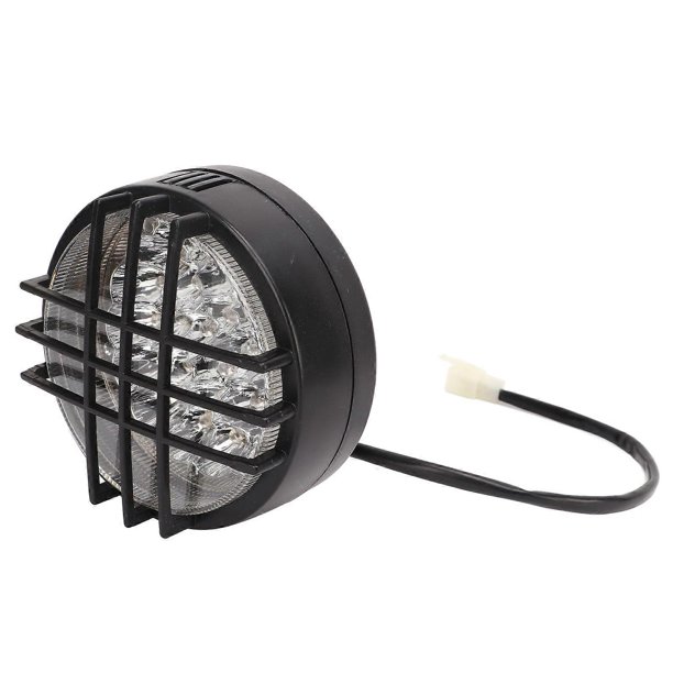3 Wires 12V LED Headlight Offroad Light with Lamp Grills for 50cc 70cc 90cc 110cc 125cc 150cc 200cc Quad Go Kart ATV