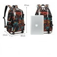 thumbnail image 2 of NBA Lakers School Bag, Large Capacity Backpack, Male And Female Students Basketball Backpack, Travel Bag, With USB Port, 2 of 2