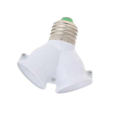 

YUOPEEA E27 To Double E27 Base Socket Extender Adapter Converter LED Light Lamp Bulb