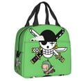 thumbnail image 2 of One Piece Zoro Insulated Lunch Box Reusable Thermal Cooler Lunch Bag Work Food Picnic Container Tote Bags, 2 of 10