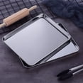 thumbnail image 4 of Stainless Steel Baking Sheet 2pcs,toaster Oven Pantray Sheet, 4 of 5