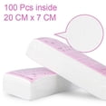 thumbnail image 4 of 100Pcs Lady Disposable Non-woven Wax Depilatory Paper Arm Leg Hair Removal Strip, 4 of 8