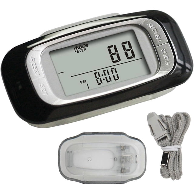 Podómetro digital para correr | Podómetro portátil para correr | Podómetro para correr | Walkin