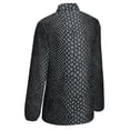 thumbnail image 5 of Crocodile Silver Long Sleeve Blouse Woman Streetwear Casual Shirts Summer Oversize Woman Streetwear Clothing Birthday Present, 5 of 7