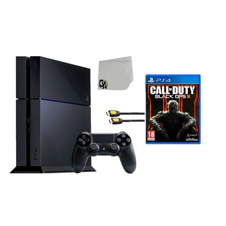 Sony PlayStation 4 500GB Gaming Console Black with Call Of Duty Black Ops 3 BOLT AXTION Bundle Like New