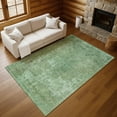 thumbnail image 7 of Addison Rugs Mayfield Premium Machine Washable Traditional Global Sage Rectangle Rug, 10' X 14' Machine Washable Traditional Global Sage Oversized Sherpa Throw Blanket, 7 of 7