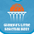 thumbnail image 4 of Inktastic Grandpas Little Basketball Buddy Boys Boys Baby Bib, 4 of 4